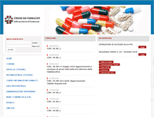 Tablet Screenshot of farmacistipn.it